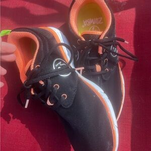 Zumba Fitness Black and Orange Athletic Shoes